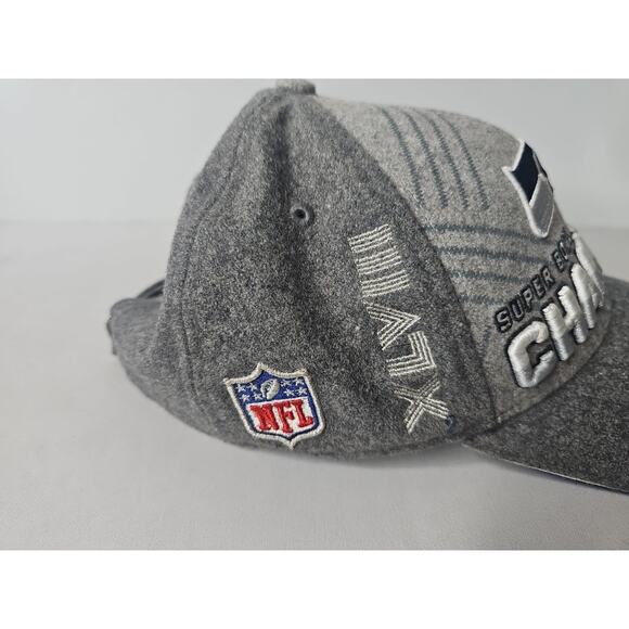 New Era Seattle Seahawks Super Bowl Champions Grey Fitted Hat Super Bowl XLVIII - Picture 4 of 15